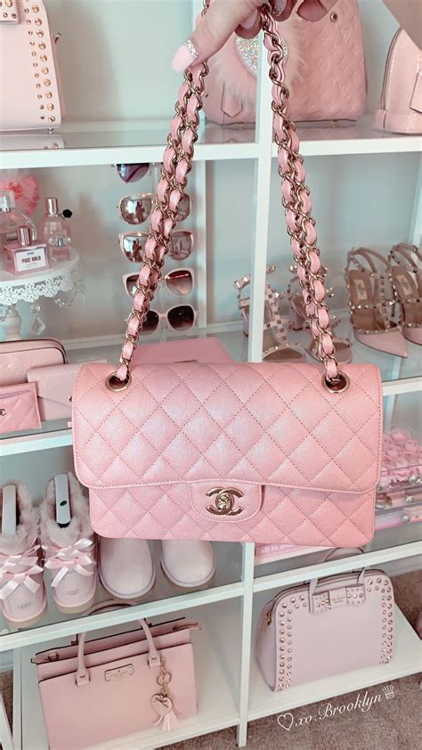 coco chanel pink and black|pink coco chanel handbags.